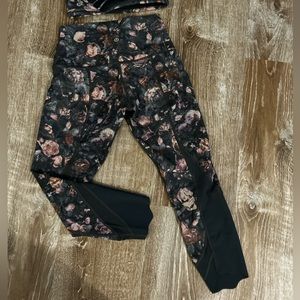 Lululemon Wunder Inder Scalloped Crop Leggings